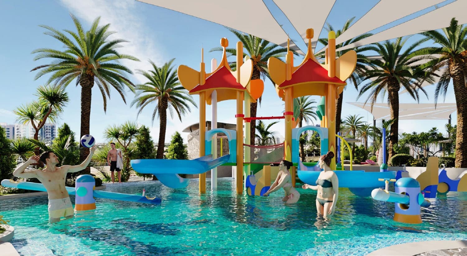 Electra Acube amenity Kids Swimming Pool - JVC (Jumeirah Village Circle), Dubai - by Acube Developments
