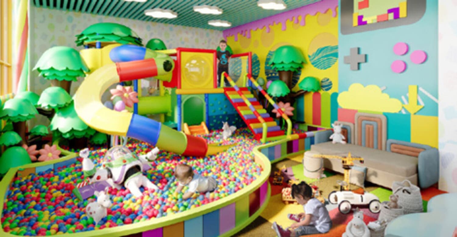Electra Acube amenity Outdoor & Indoor Children Play Area - JVC (Jumeirah Village Circle), Dubai - by Acube Developments