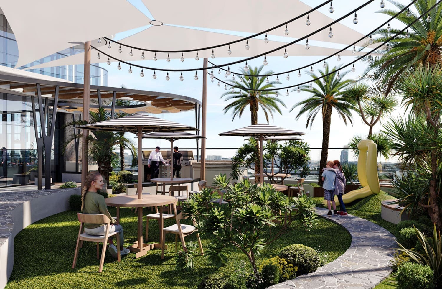 Electra Acube amenity Picnic Zone - JVC (Jumeirah Village Circle), Dubai - by Acube Developments