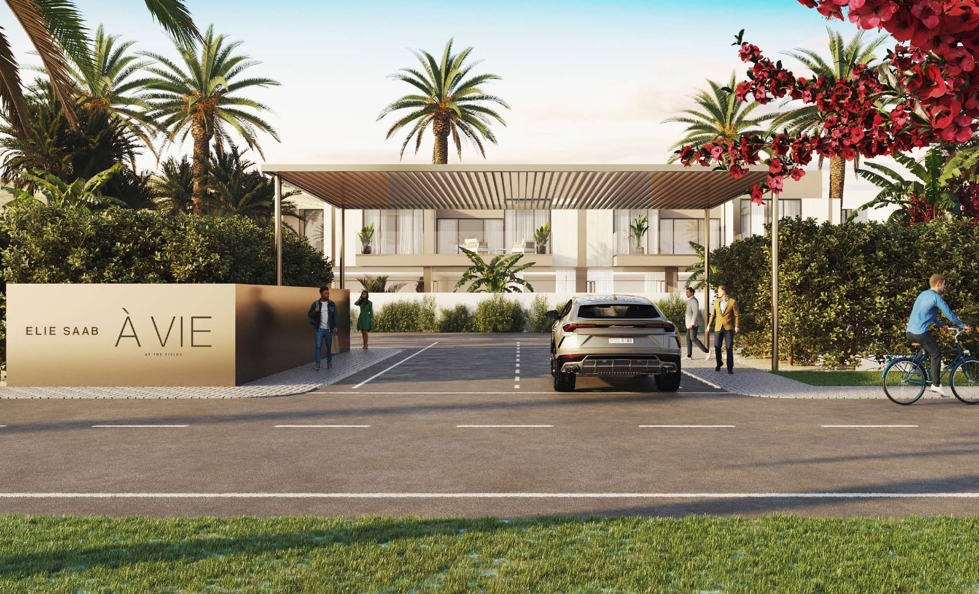 Elie Saab A Vie exterior view in MBR District 11 (Meydan South), Dubai, by G and Co Properties