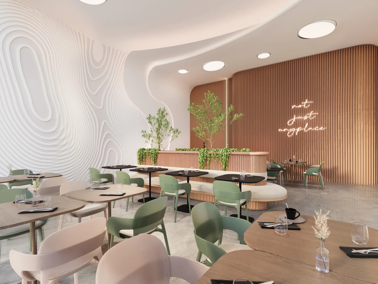 Elie Saab Waterfront amenity Coffee Shop - Al Reem Island, Abu Dhabi, Dubai - by Ohana Developments