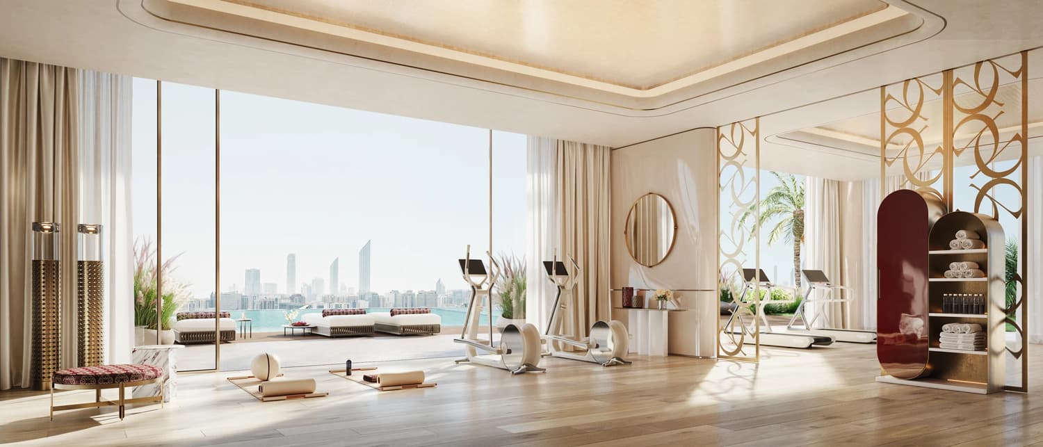 Elie Saab Waterfront amenity Gym - Al Reem Island, Abu Dhabi, Dubai - by Ohana Developments