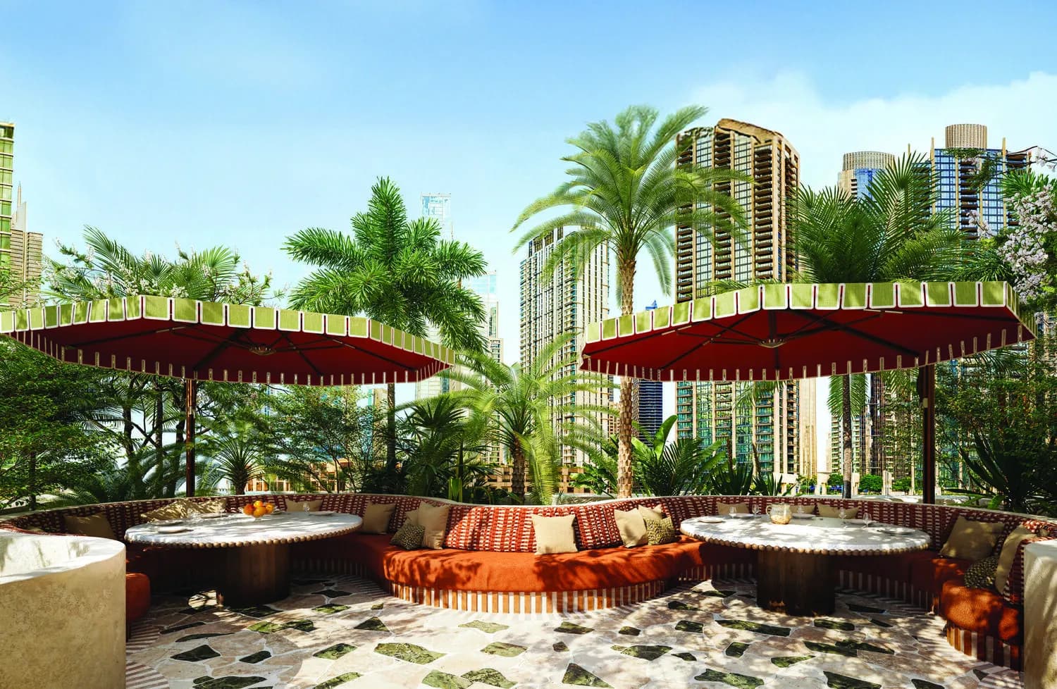 Elire Managed by LUX amenity Landscaped Seating Areas & BBQ Lounge - Business Bay, Dubai - by Qube Development