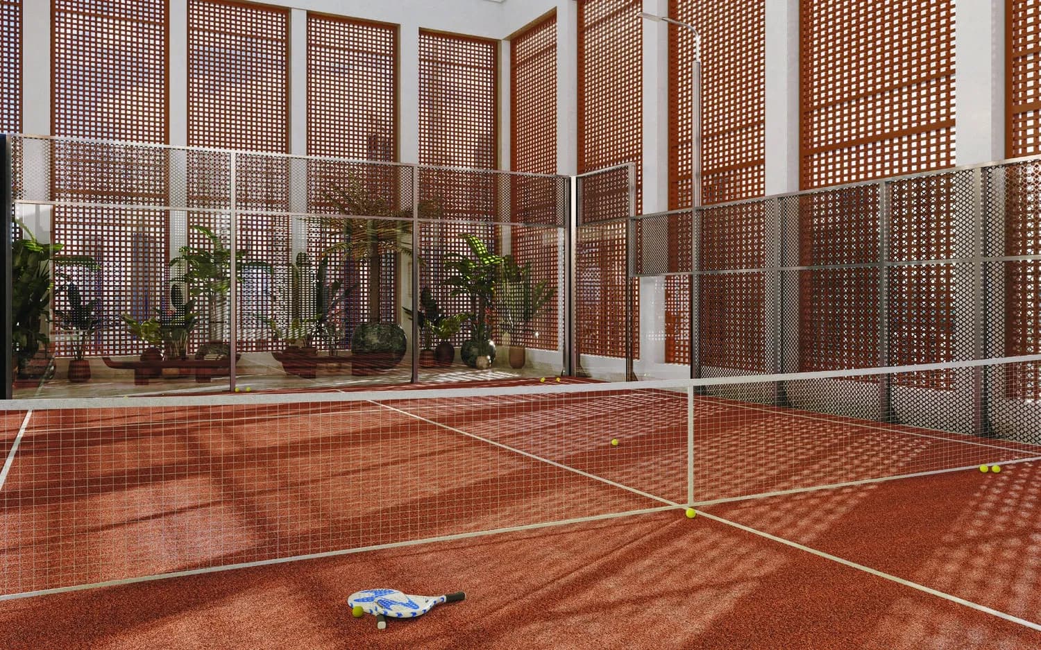 Elire Managed by LUX amenity Padel Court - Business Bay, Dubai - by Qube Development
