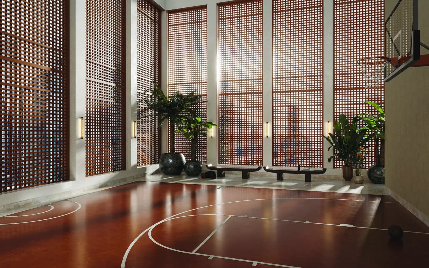 Elire Managed by LUX amenity Semi-Basketball Court - Business Bay, Dubai - by Qube Development