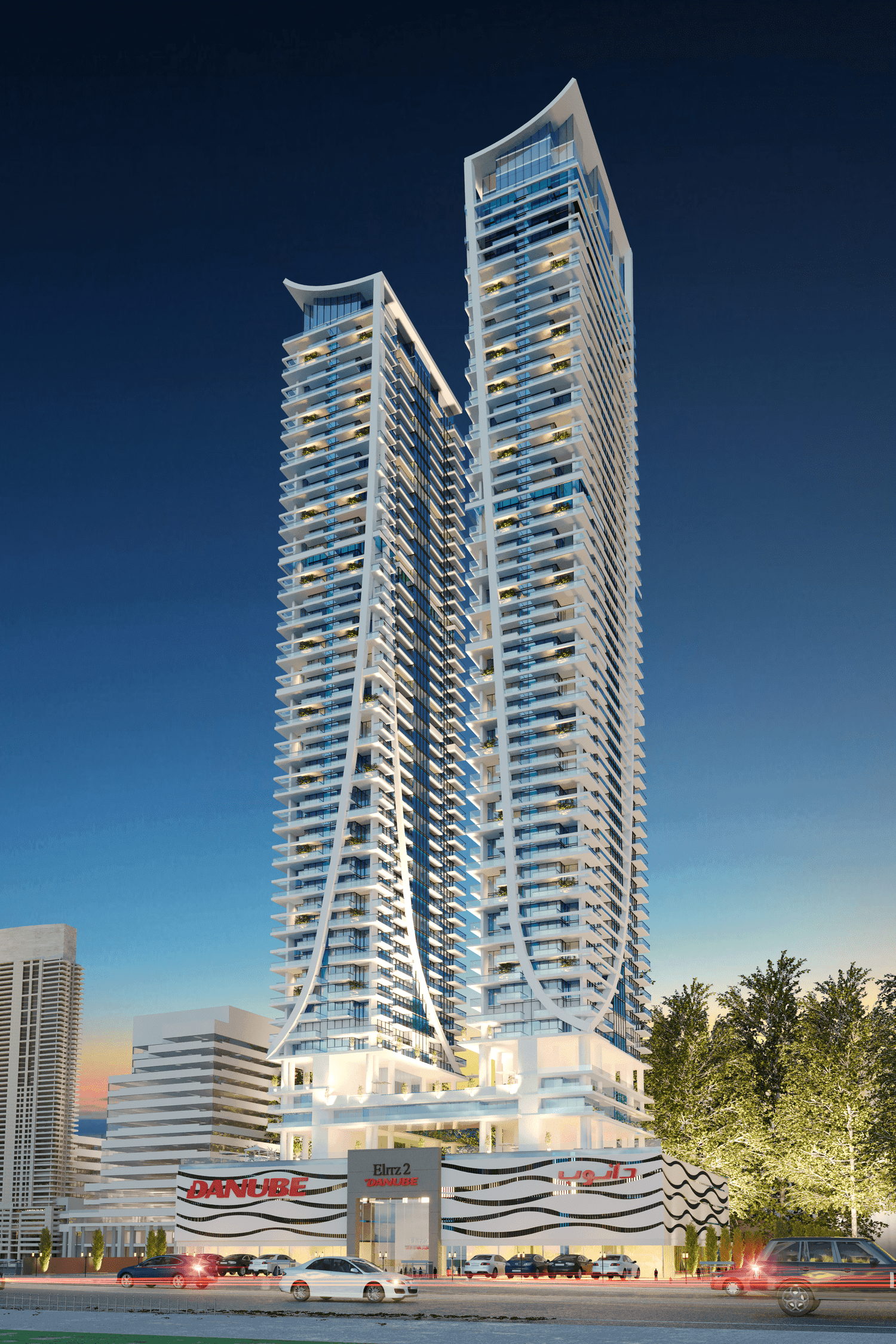 Elitz 2 exterior view - JVC (Jumeirah Village Circle), Dubai - by Danube