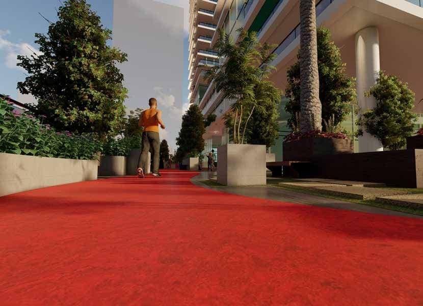 Elitz amenity Jogging Track in JVC (Jumeirah Village Circle), Dubai, by Danube
