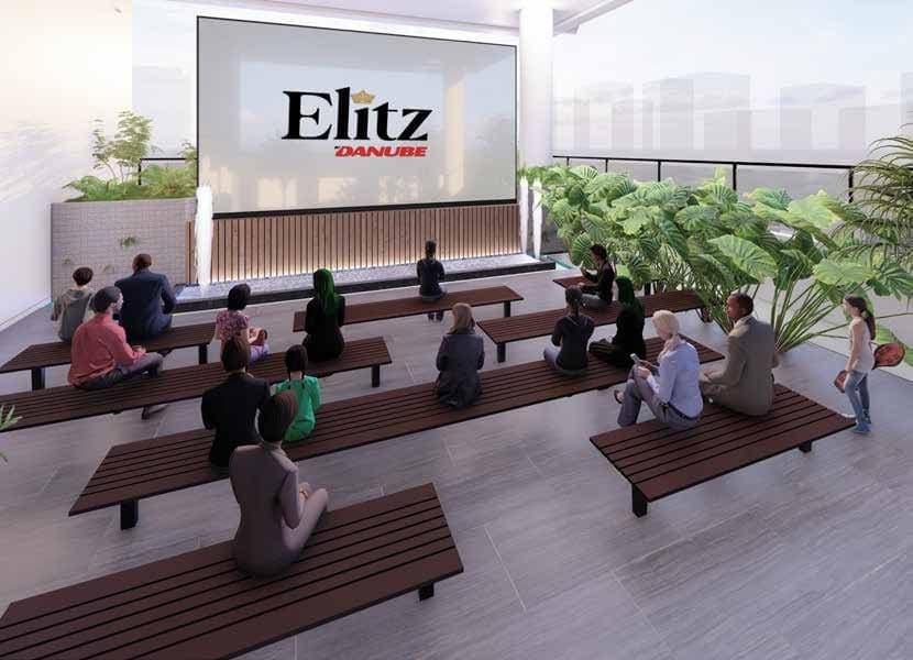 Elitz amenity Outdoor Cinema - JVC (Jumeirah Village Circle), Dubai - by Danube