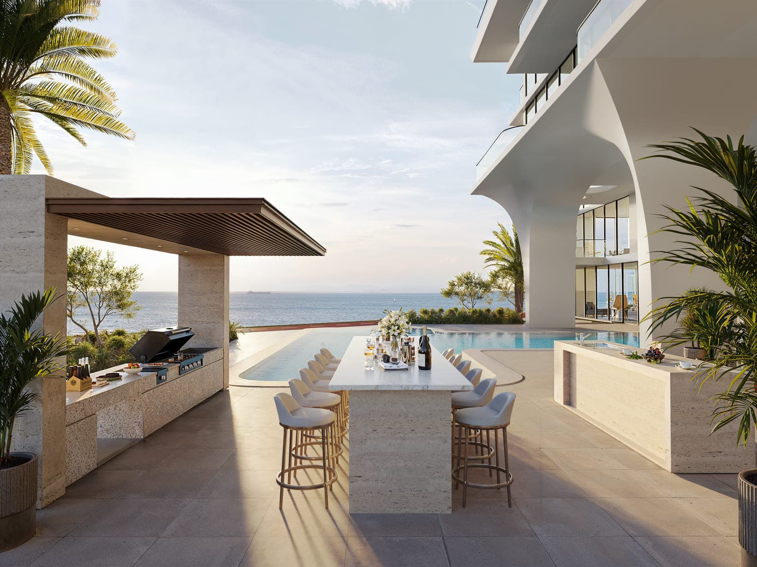 Elle Residences amenity Bbq Area - Dubai Islands, Dubai - by ANAX Developments
