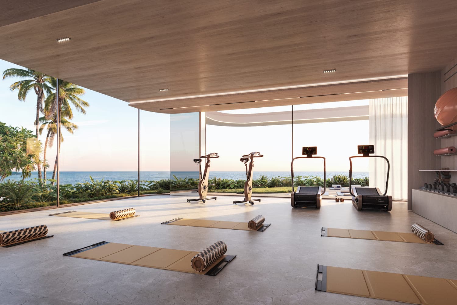 Elle Residences amenity Gym - Dubai Islands, Dubai - by ANAX Developments