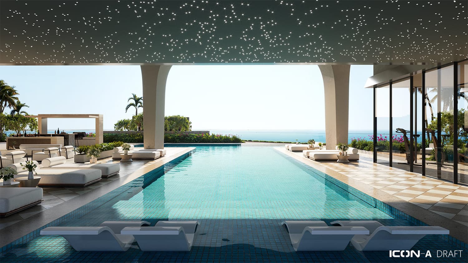 Elle Residences amenity Swimming Pool - Dubai Islands, Dubai - by ANAX Developments