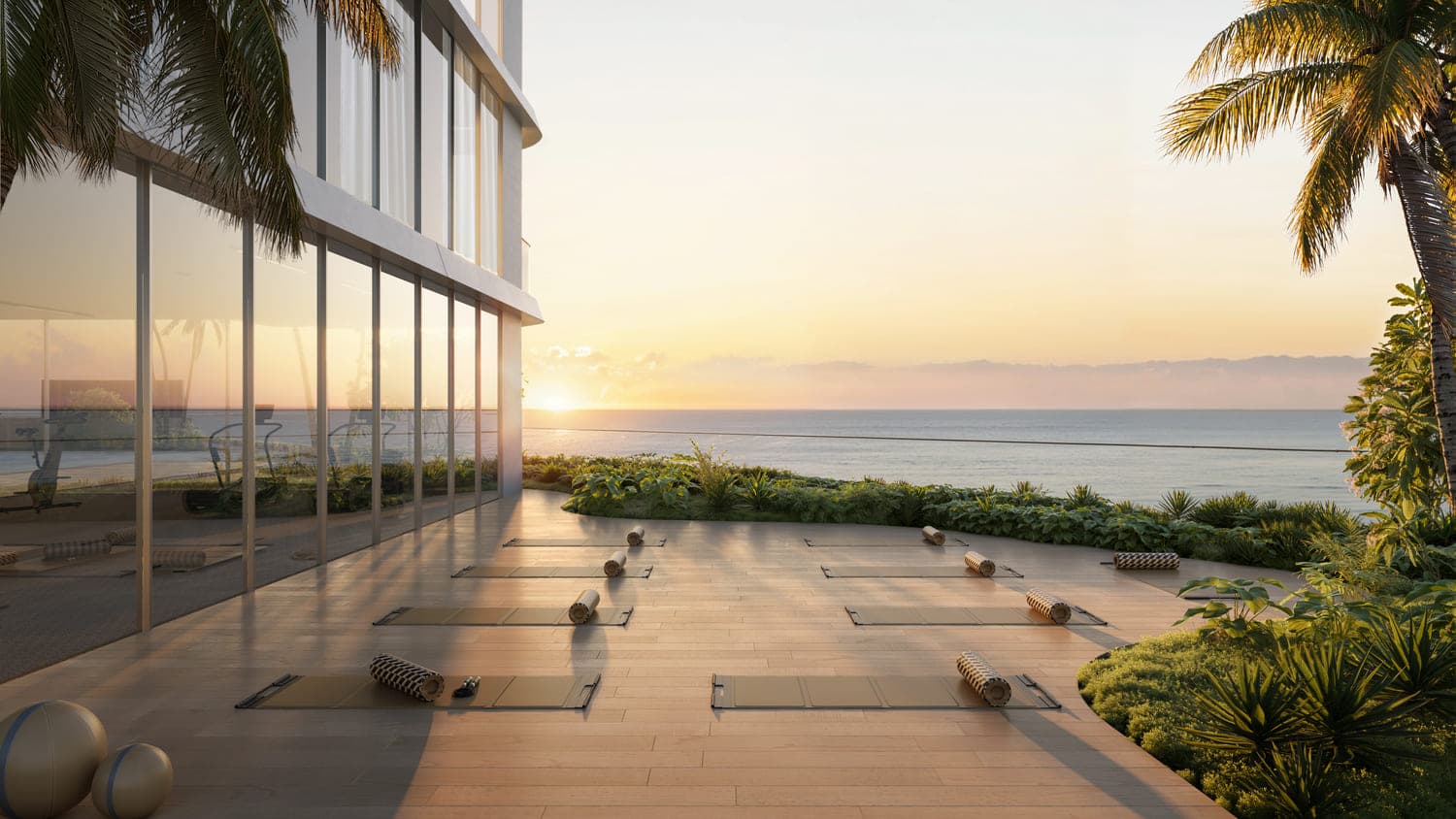Elle Residences amenity Yoga Deck - Dubai Islands, Dubai - by ANAX Developments