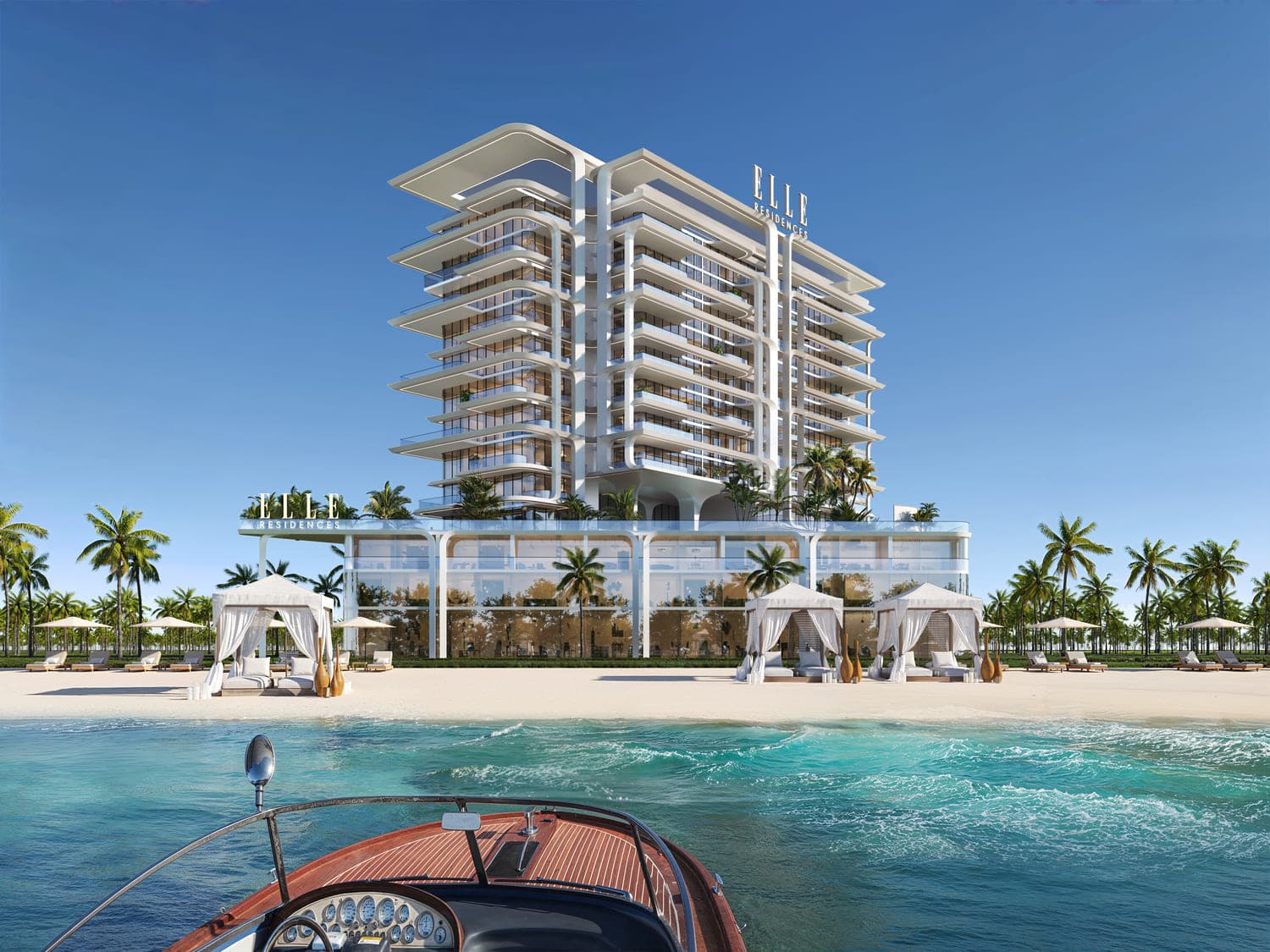 Elle Residences exterior view - Dubai Islands, Dubai - by ANAX Developments