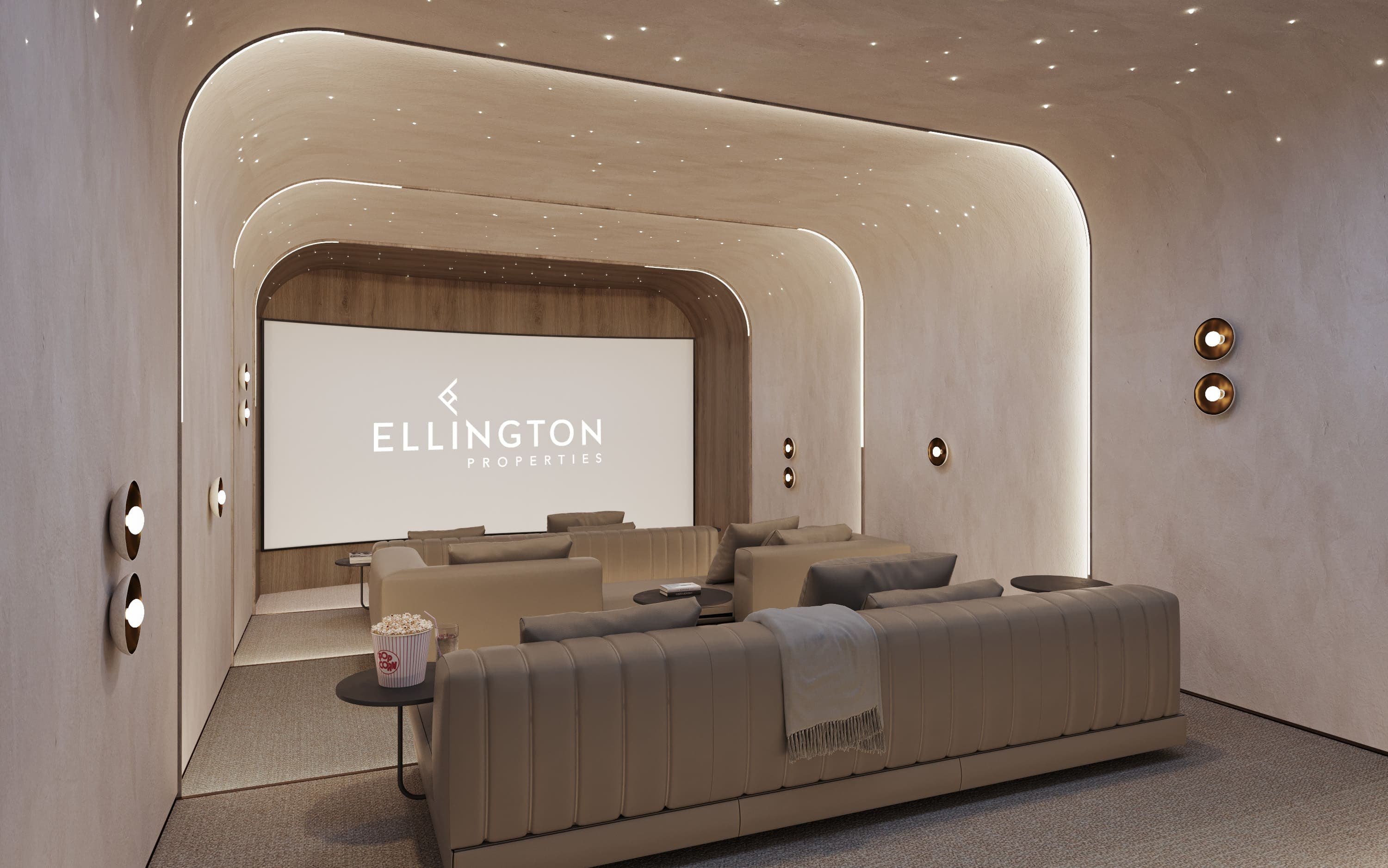 Ellington Views I and II amenity Cinema Room - Al Jazeera Al Hamra, Dubai - by Ellington