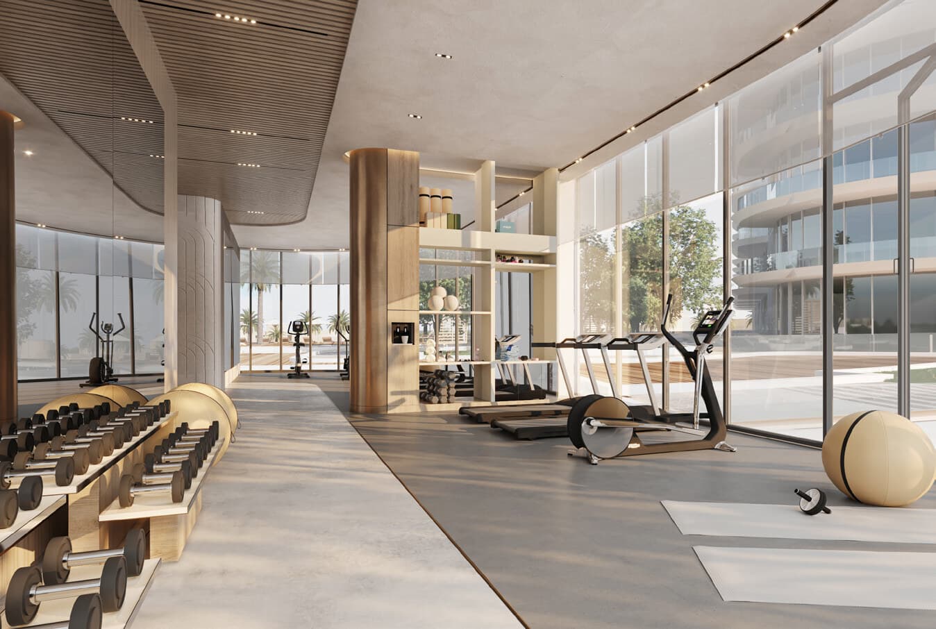Ellington Views I and II amenity Fitness Studio - Al Jazeera Al Hamra, Dubai - by Ellington