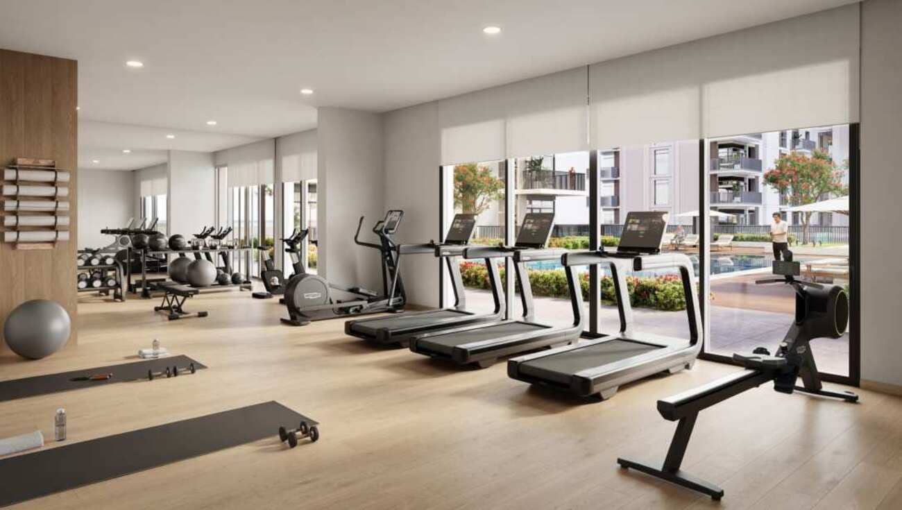 Ellison amenity Gym - Town Square, Dubai - by Nshama Group