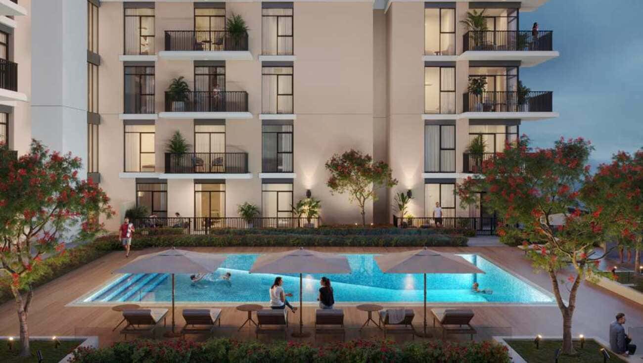 Ellison amenity Swimming Pool - Town Square, Dubai - by Nshama Group