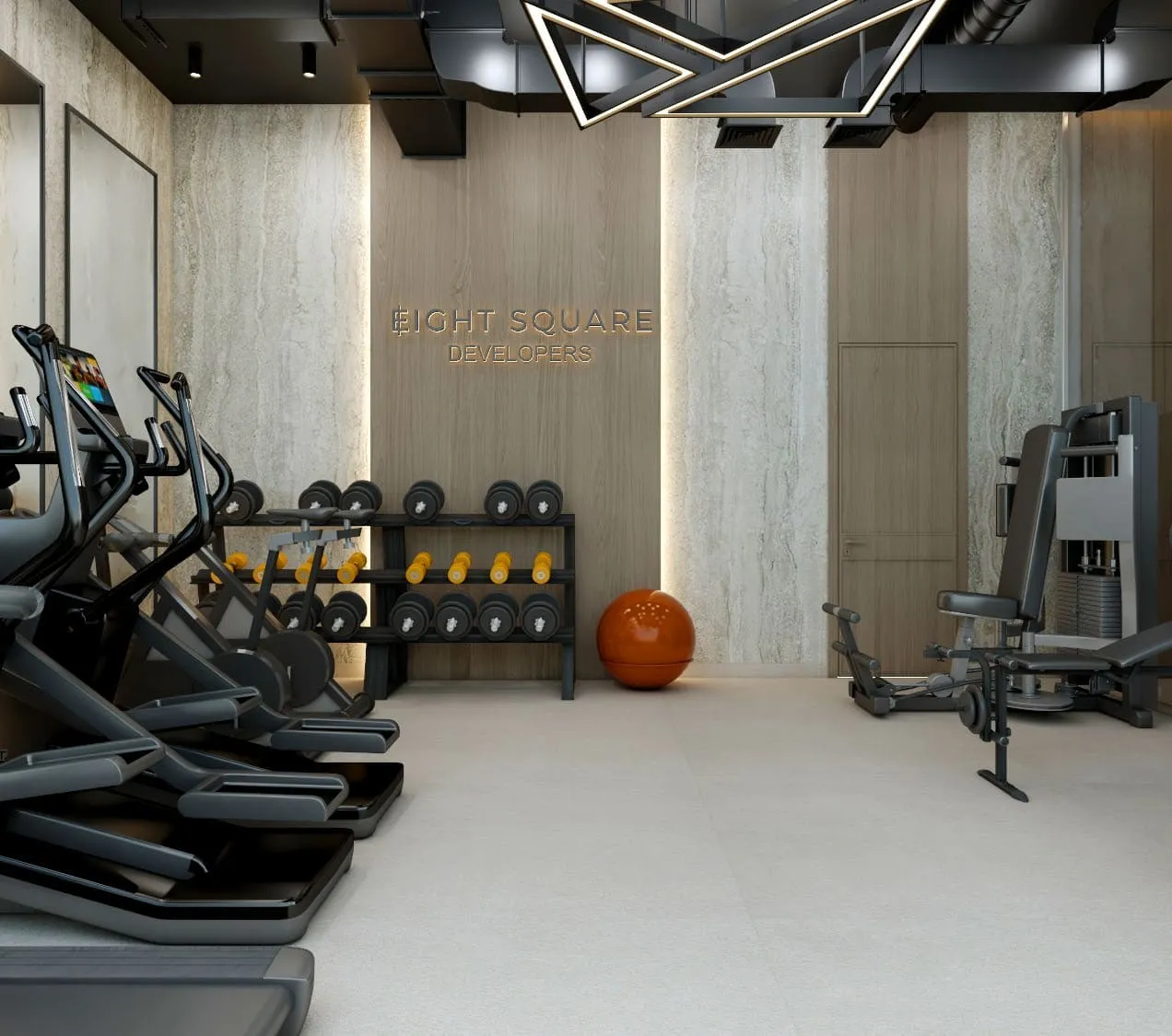 Elmora amenity Gym - Al Satwa, Dubai - by Neoterra Real Estate Development L.L.C