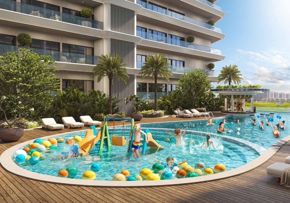 Elo 2 and 3 Damac amenity Kids’ Pool - Damac Hills 2, Dubai - by DAMAC