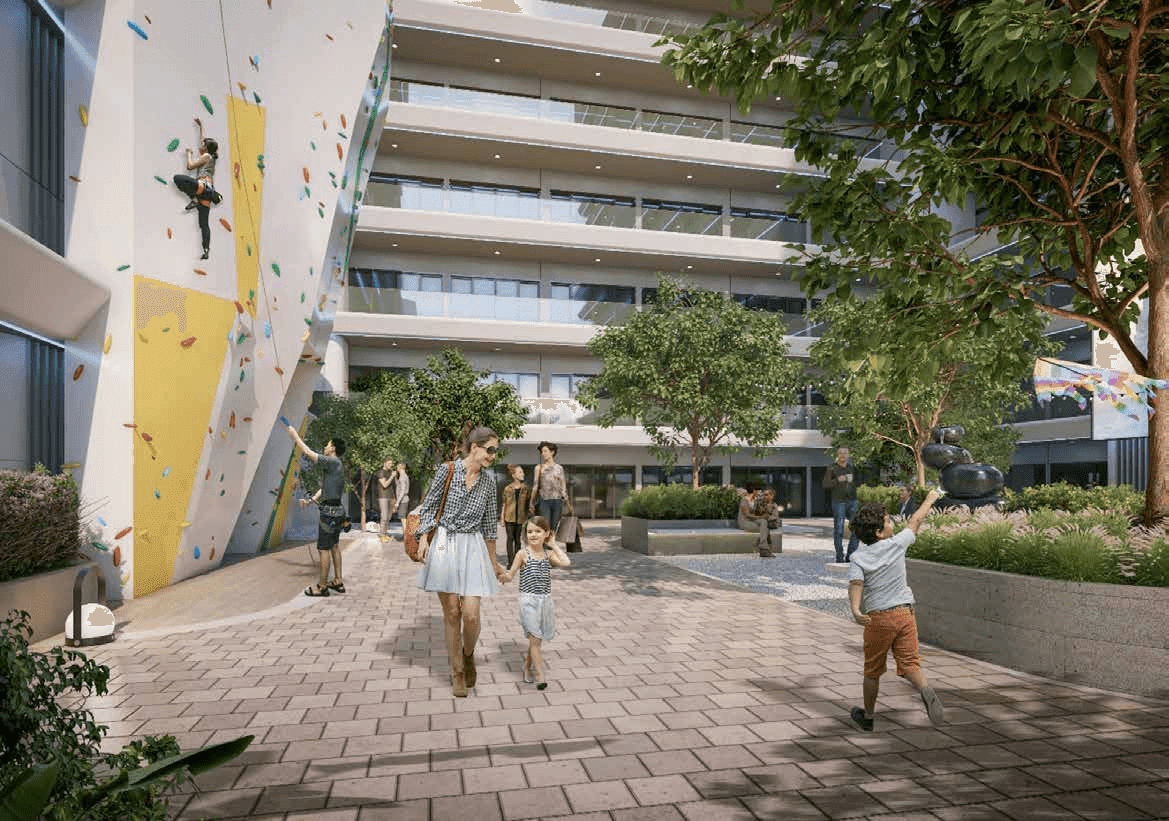 Elo 2 and 3 Damac amenity Wall Climbing - Damac Hills 2, Dubai - by DAMAC