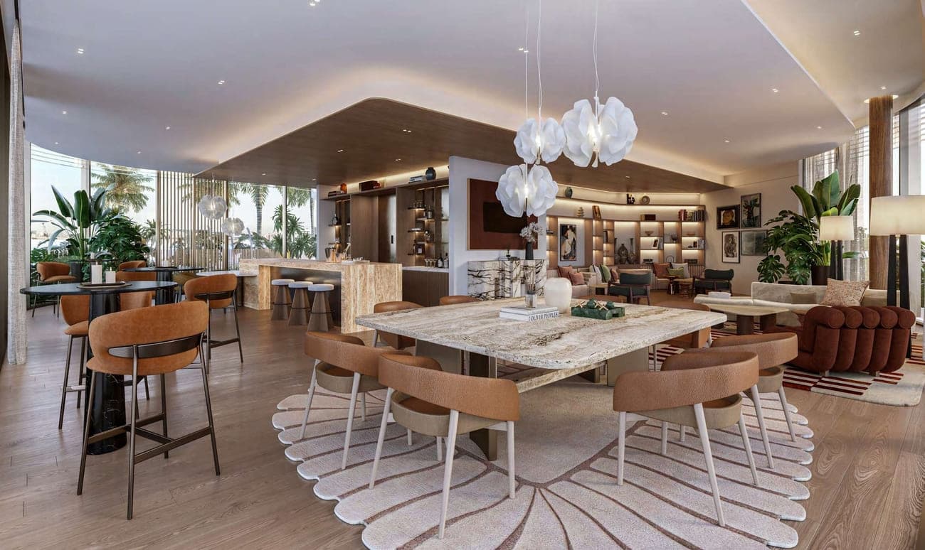 Eltiera Heights amenity Clubhouse - Jumeirah Islands, Dubai - by Ellington