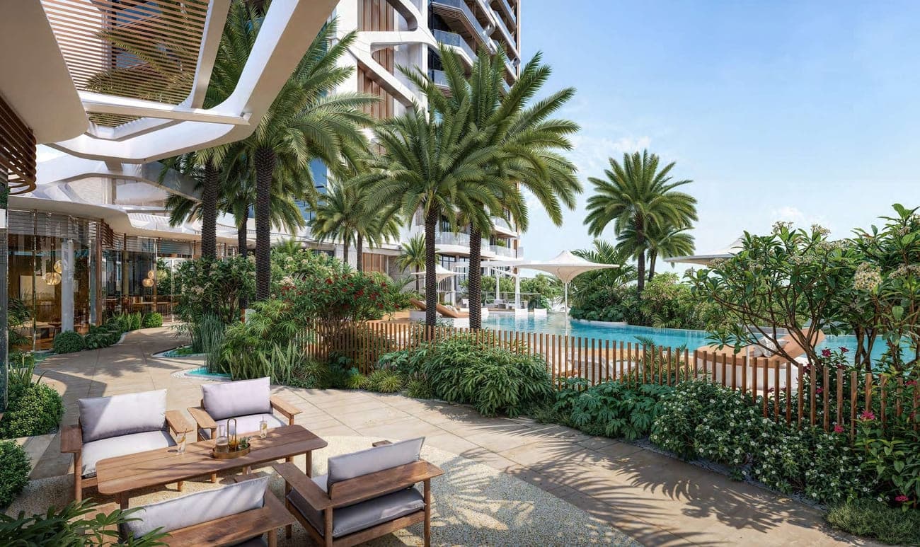 Eltiera Heights amenity Outdoor Seating - Jumeirah Islands, Dubai - by Ellington