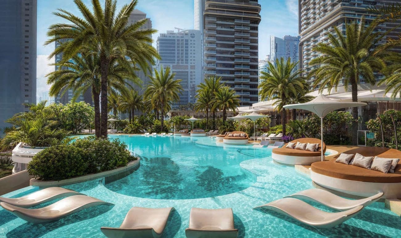 Eltiera Heights amenity Pool - Jumeirah Islands, Dubai - by Ellington