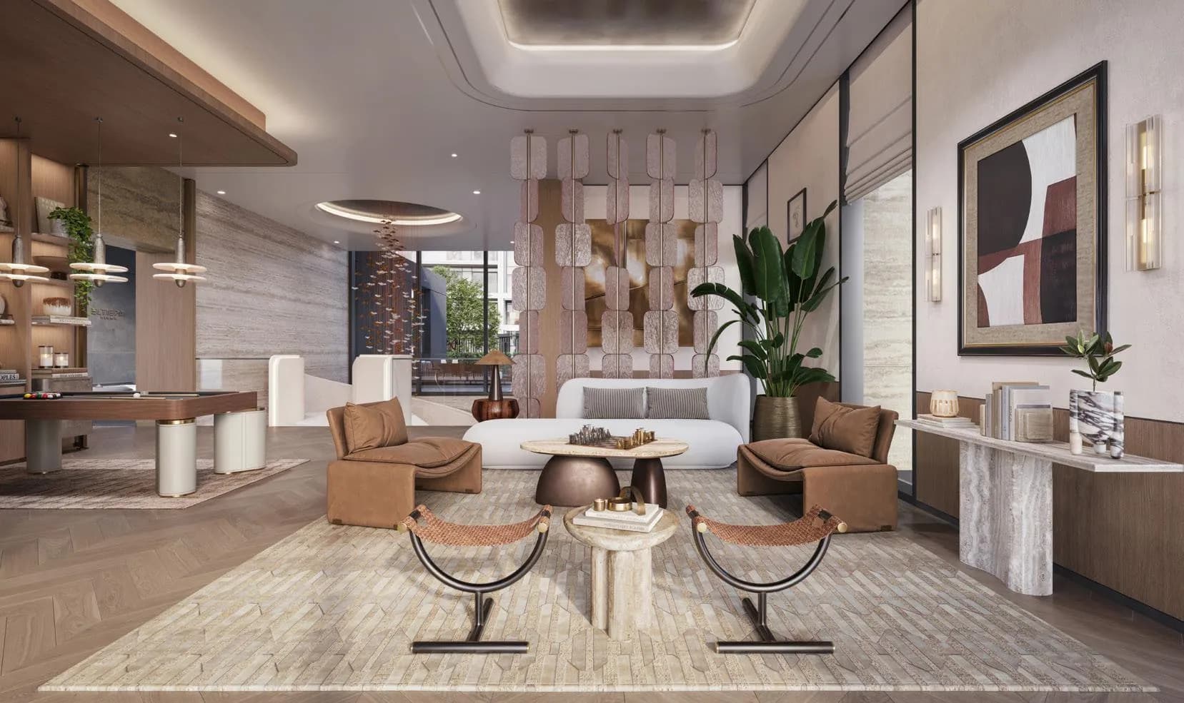 Eltiera Views amenity Games Room - Emirates Hills, Dubai - by Ellington