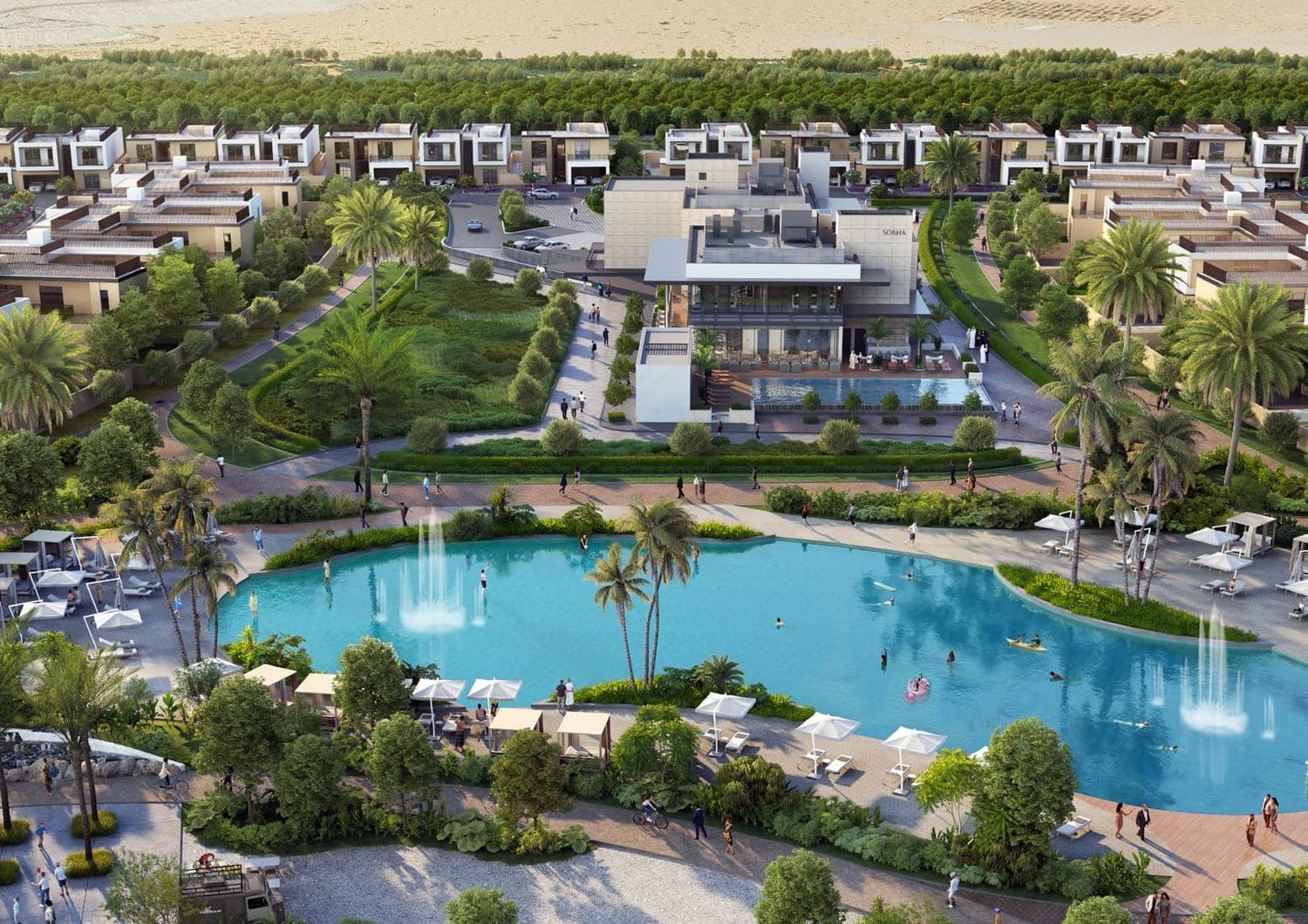 Elwood amenity Swimming Pools - The Valley, Dubai - by Sobha