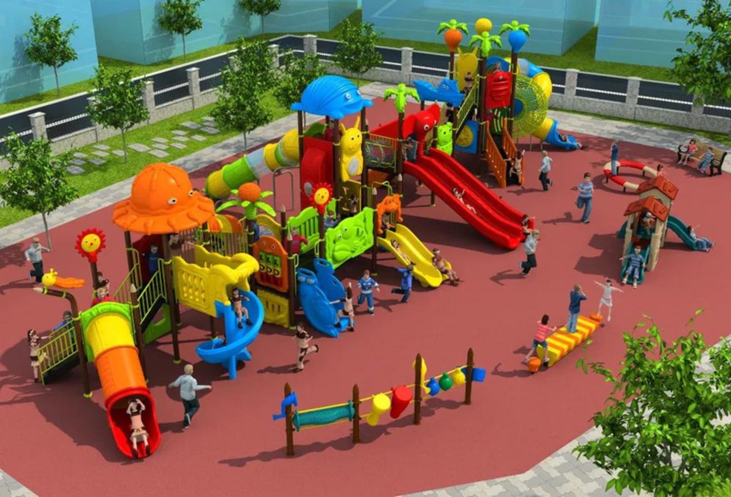 Emerald Vision Tower amenity Kids Play Area - JVT (Jumeirah Village Triangle), Dubai - by Vision Avenue Homes