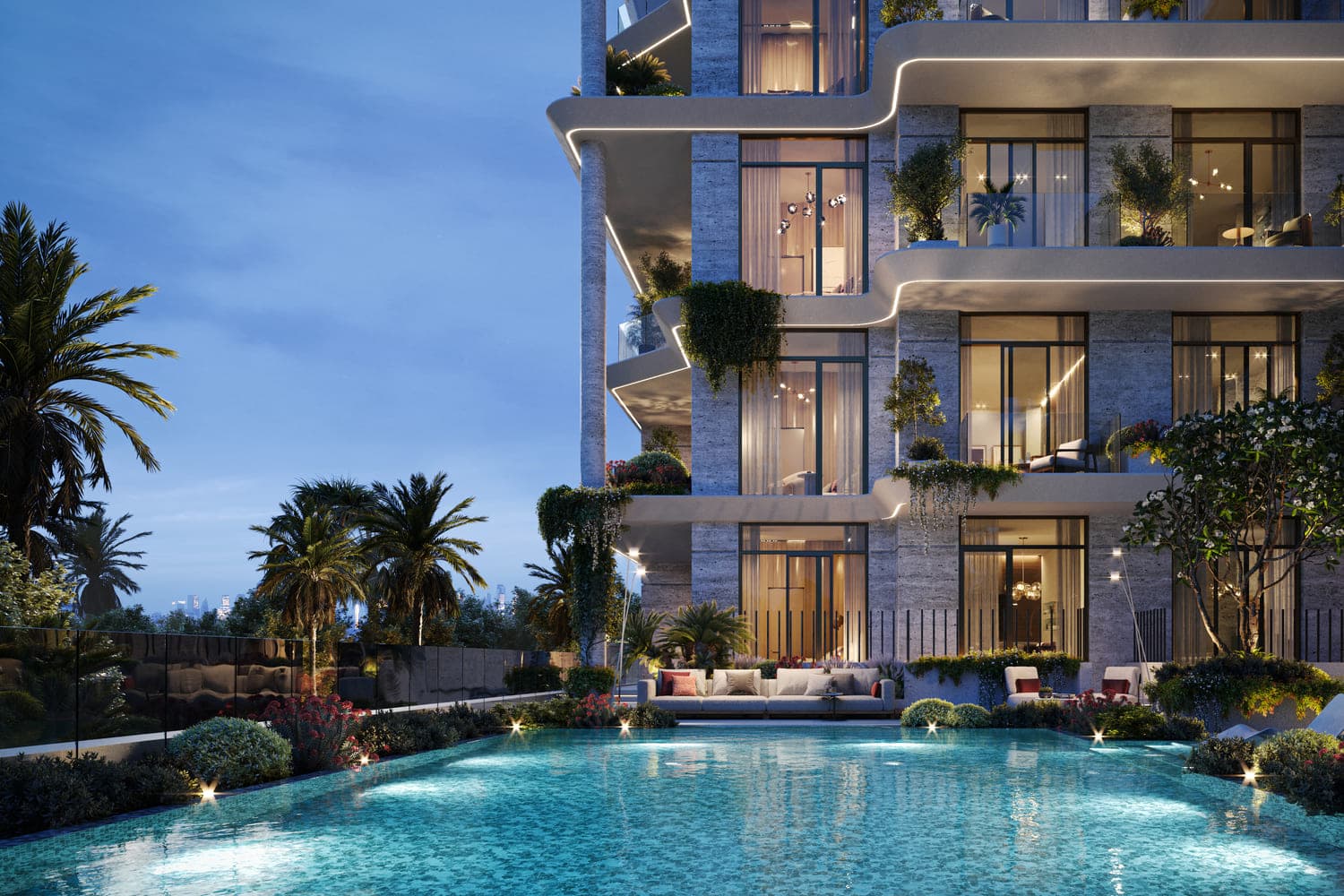 Emerge Residences amenity Swimming Pool - Meydan (Nad Al Sheba 1), Dubai - by Elysian Developments