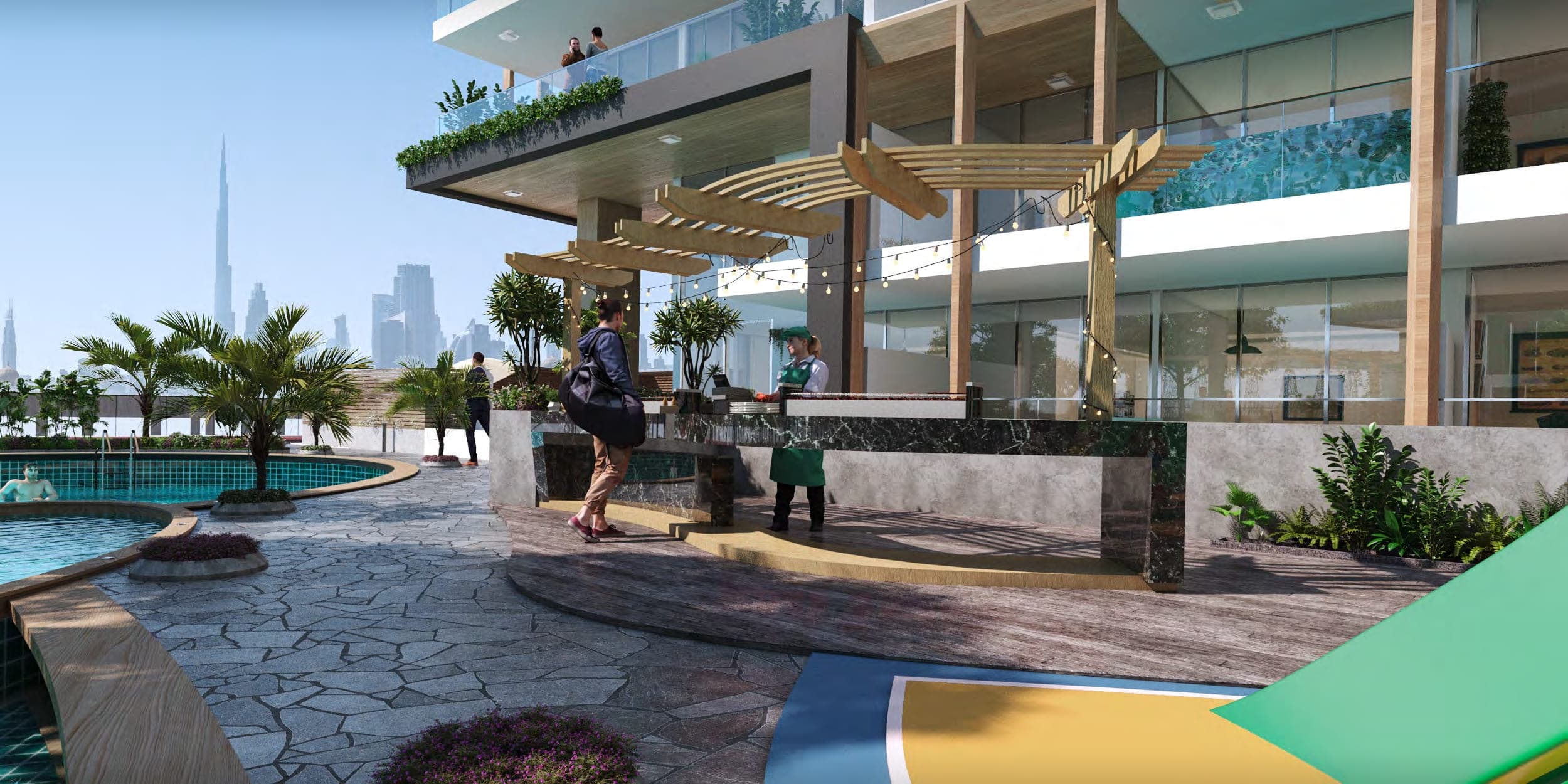 Empire Estates amenity Bbq Area - Arjan, Dubai - by Empire Developments
