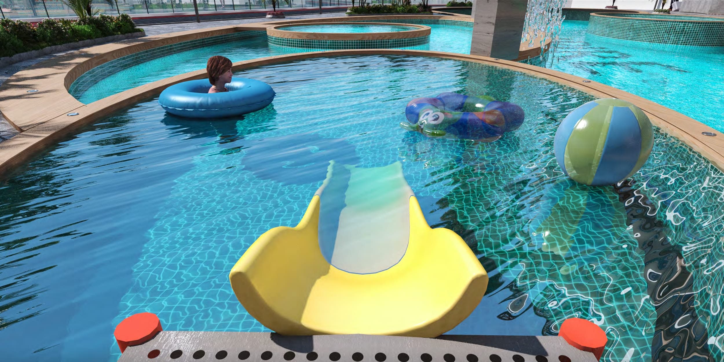 Empire Estates amenity Kid’S Pool - Arjan, Dubai - by Empire Developments