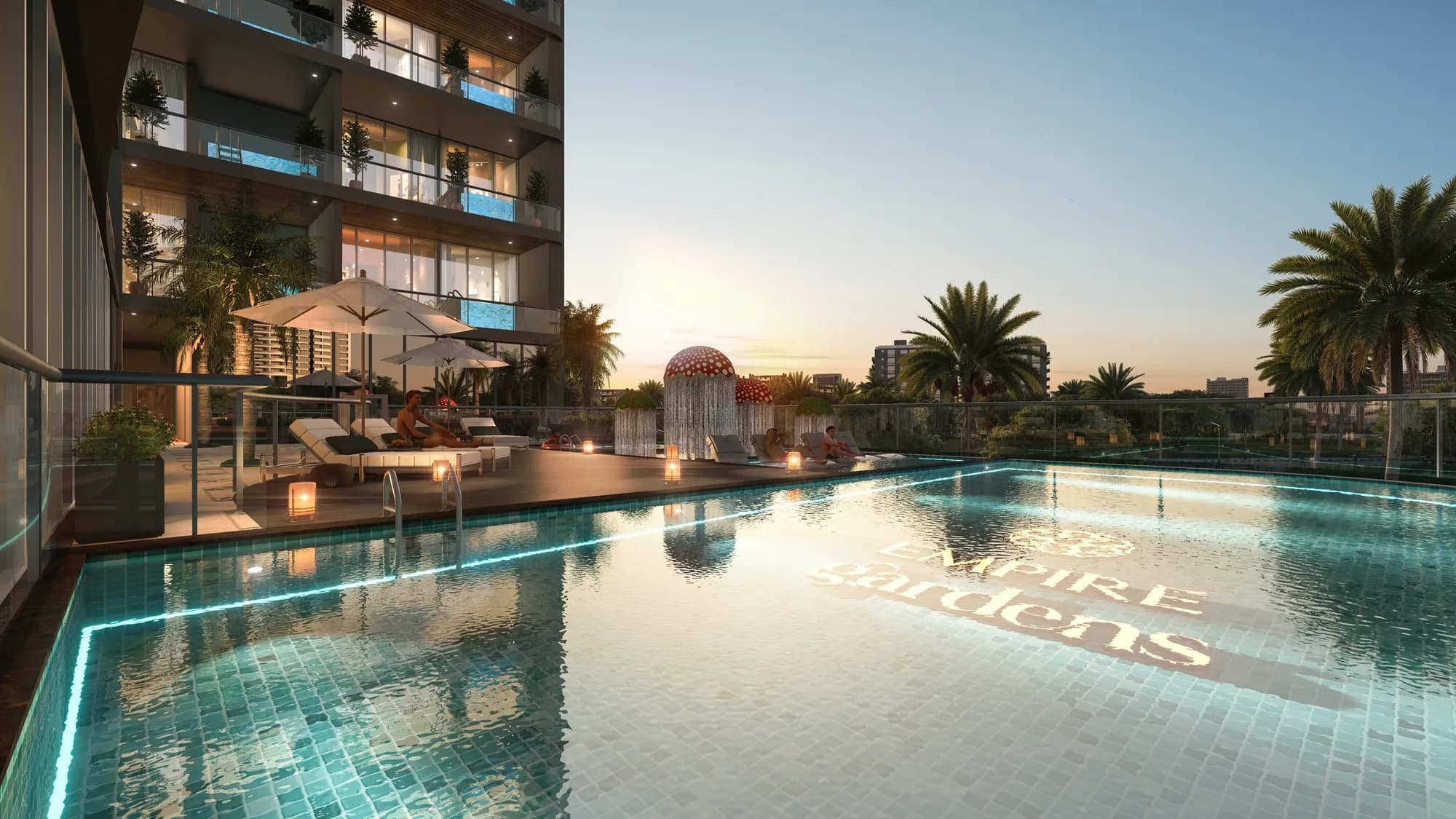Empire Gardens amenity Adults' & Kids' Swimming Pools - Dubailand Residence Complex, Dubai - by Empire Developments