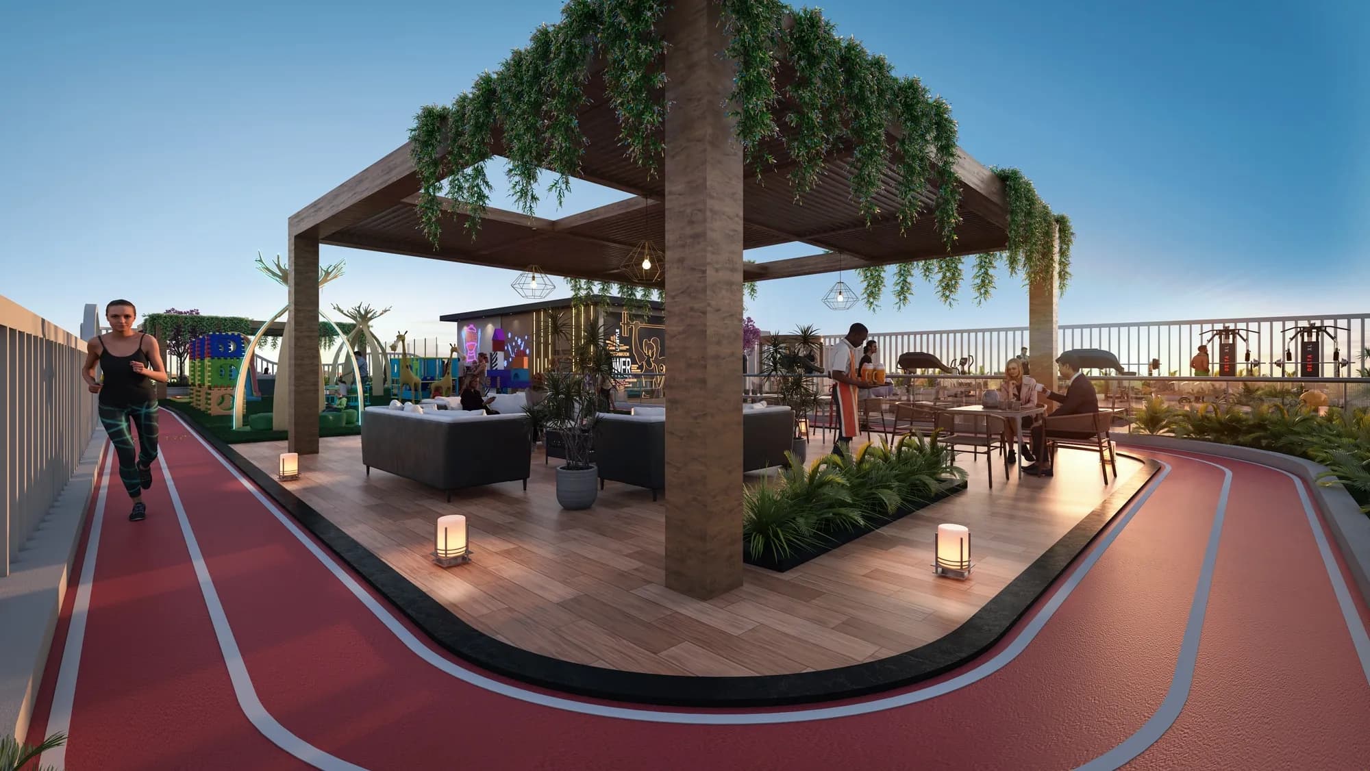 Empire Gardens amenity Jogging Track - Dubailand Residence Complex, Dubai - by Empire Developments