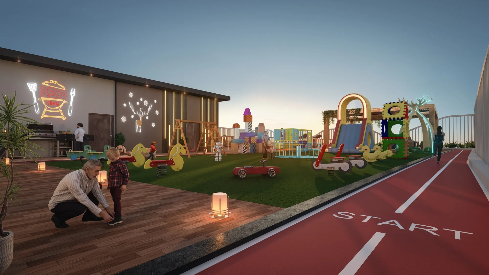 Empire Gardens amenity Kids' Play Area - Dubailand Residence Complex, Dubai - by Empire Developments