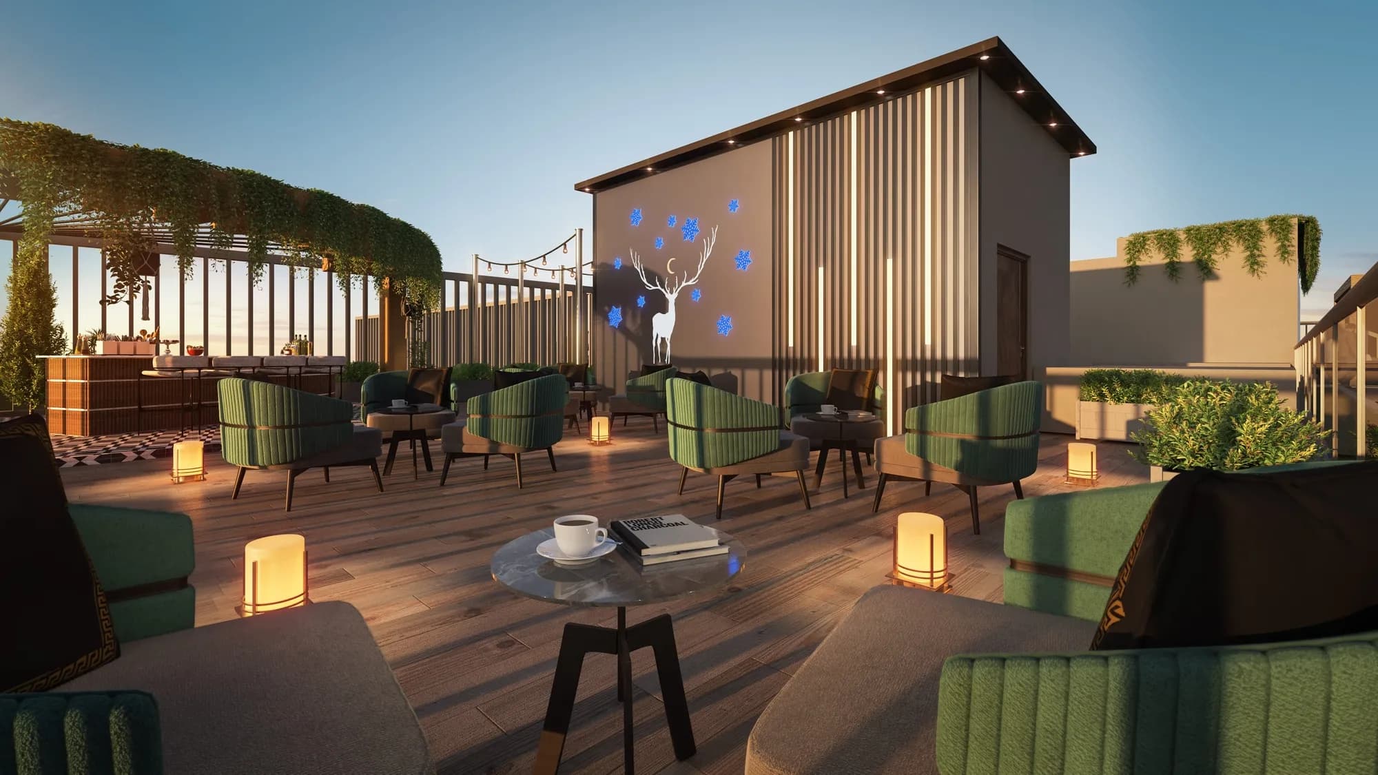 Empire Gardens amenity Rooftop Outdoor Dining - Dubailand Residence Complex, Dubai - by Empire Developments