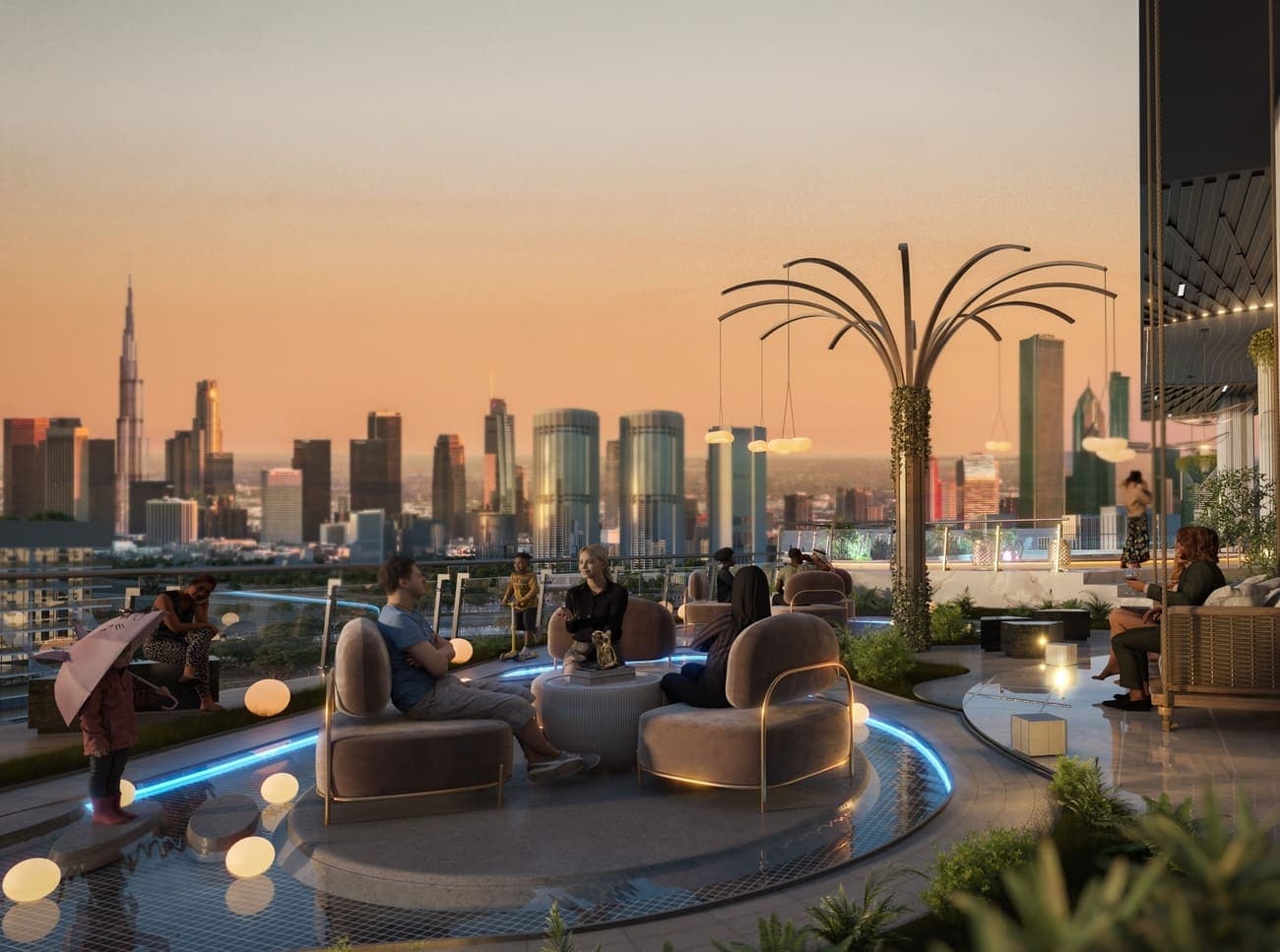 Empire Lake Views amenity Creek Park - Wadi Al Safa 2, Dubai - by Empire Developments