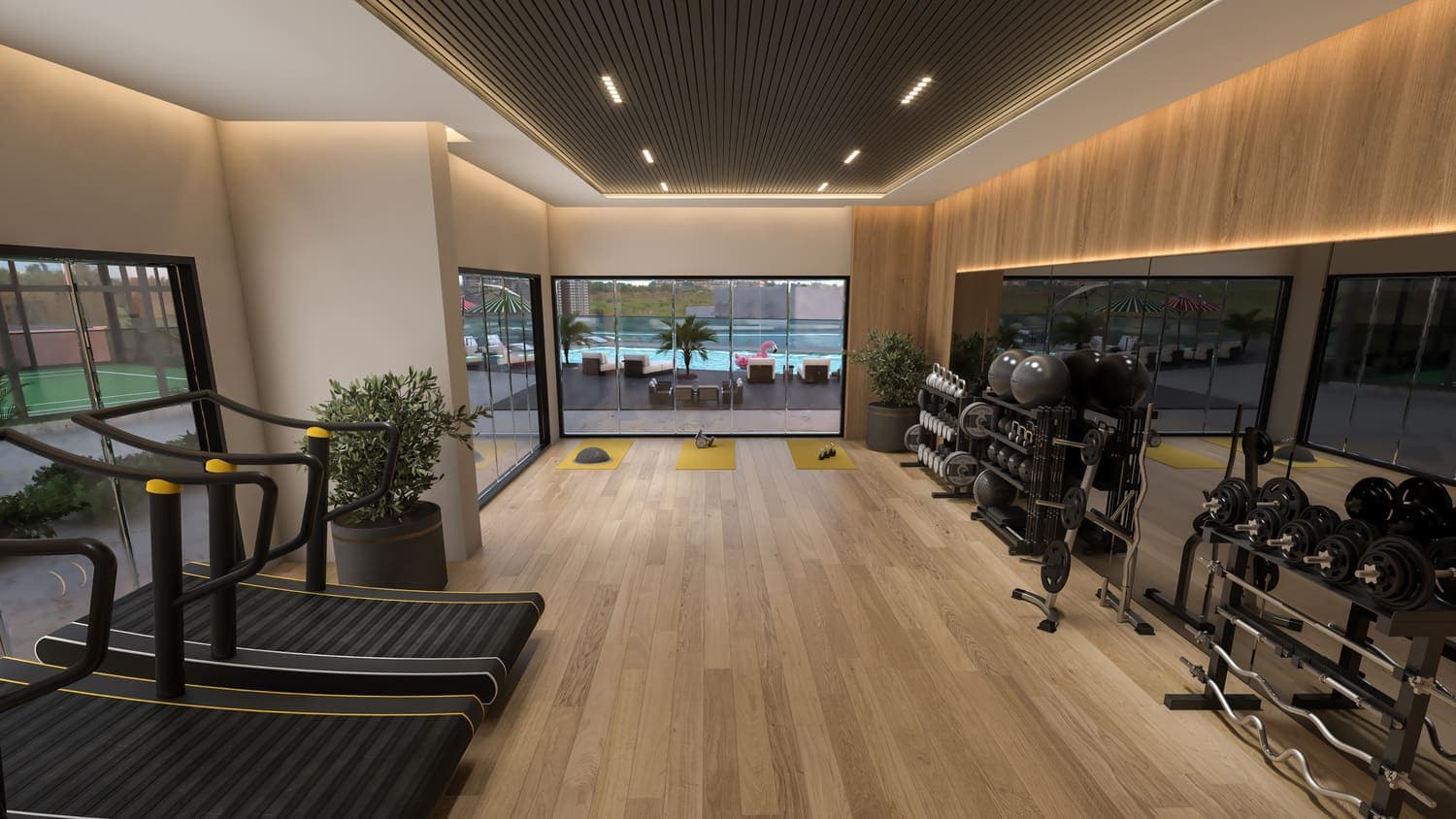 Empire Livings amenity Gym - Dubai Science Park, Dubai - by Empire Developments