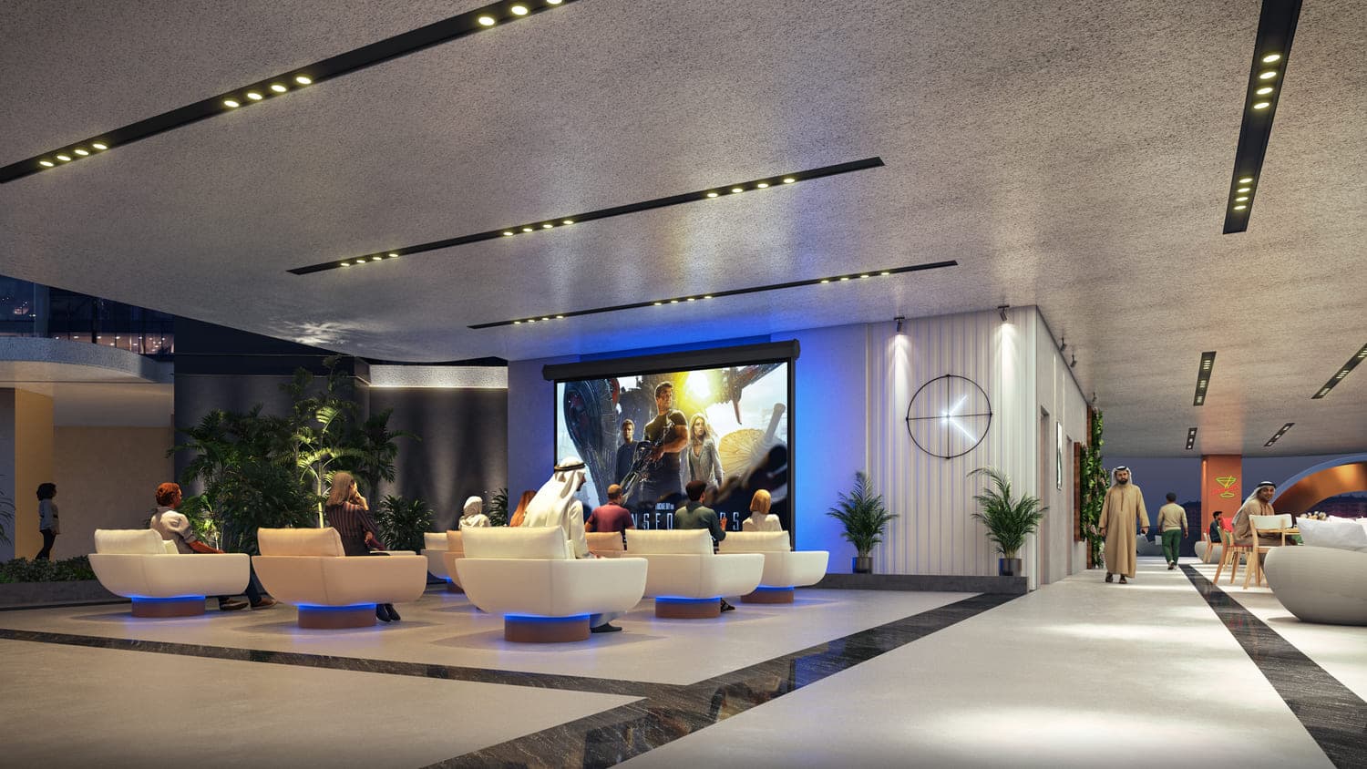 Empire Livings amenity Outdoor Cinema - Dubai Science Park, Dubai - by Empire Developments