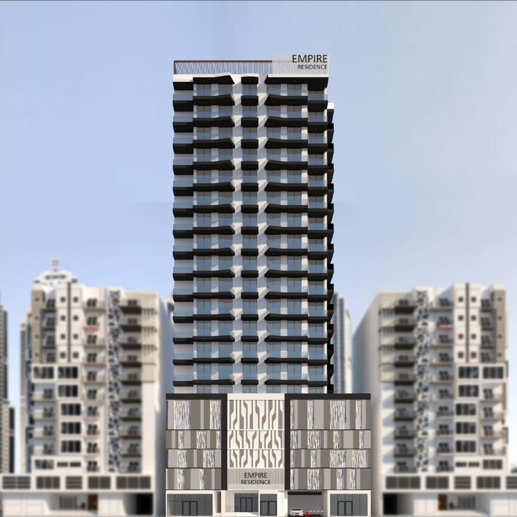 Empire Residences exterior view - JVC (Jumeirah Village Circle), Dubai - by Peace Homes Development