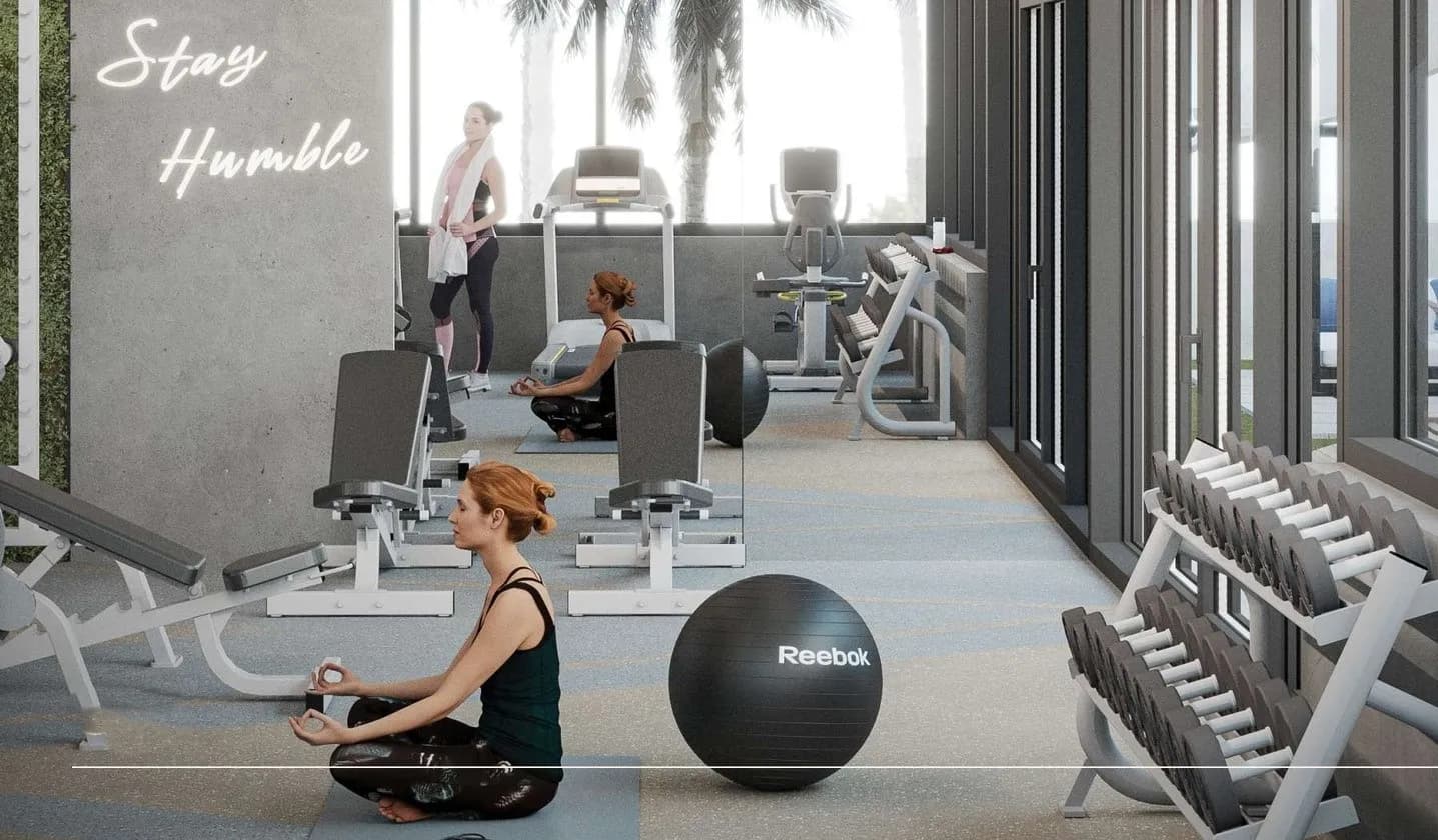 Enaya Residences amenity Gym - JVT (Jumeirah Village Triangle), Dubai - by DV8 Developers