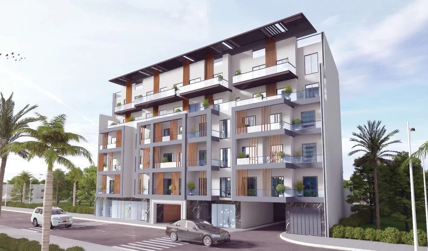 Enaya Residences exterior view - JVT (Jumeirah Village Triangle), Dubai - by DV8 Developers