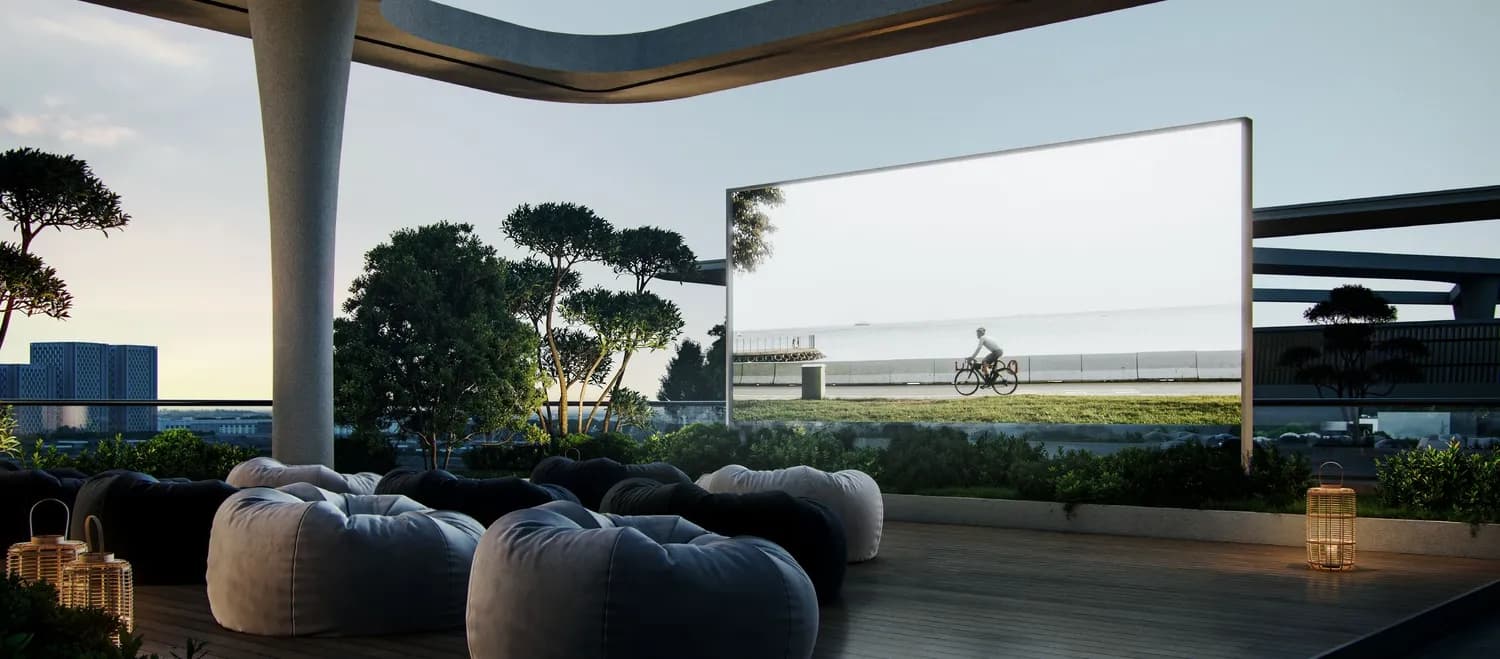Enre Residence by Imtiaz amenity Rooftop Open Cinema - Dubai South, Dubai - by Imtiaz Development