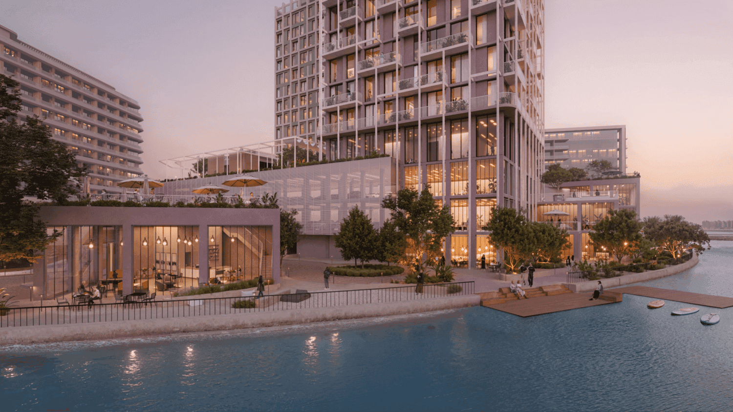 Enta Residences amenity Waterfront Promenade - Mina Al Arab, Dubai - by RAK Properties