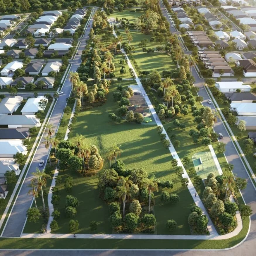 Equiterra 2 amenity Expansive Linear Park - Dubai Investments Park, Dubai - by Emaar