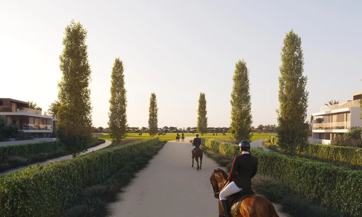 Equiterra amenity Expansive Linear Park - Dubai Investments Park, Dubai - by Emaar