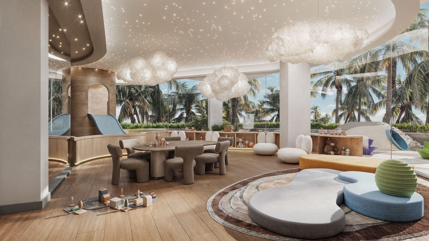 Esme Beach Residences amenity Children'S Indoor Play Area - Dubai Islands, Dubai - by Elysian Developments
