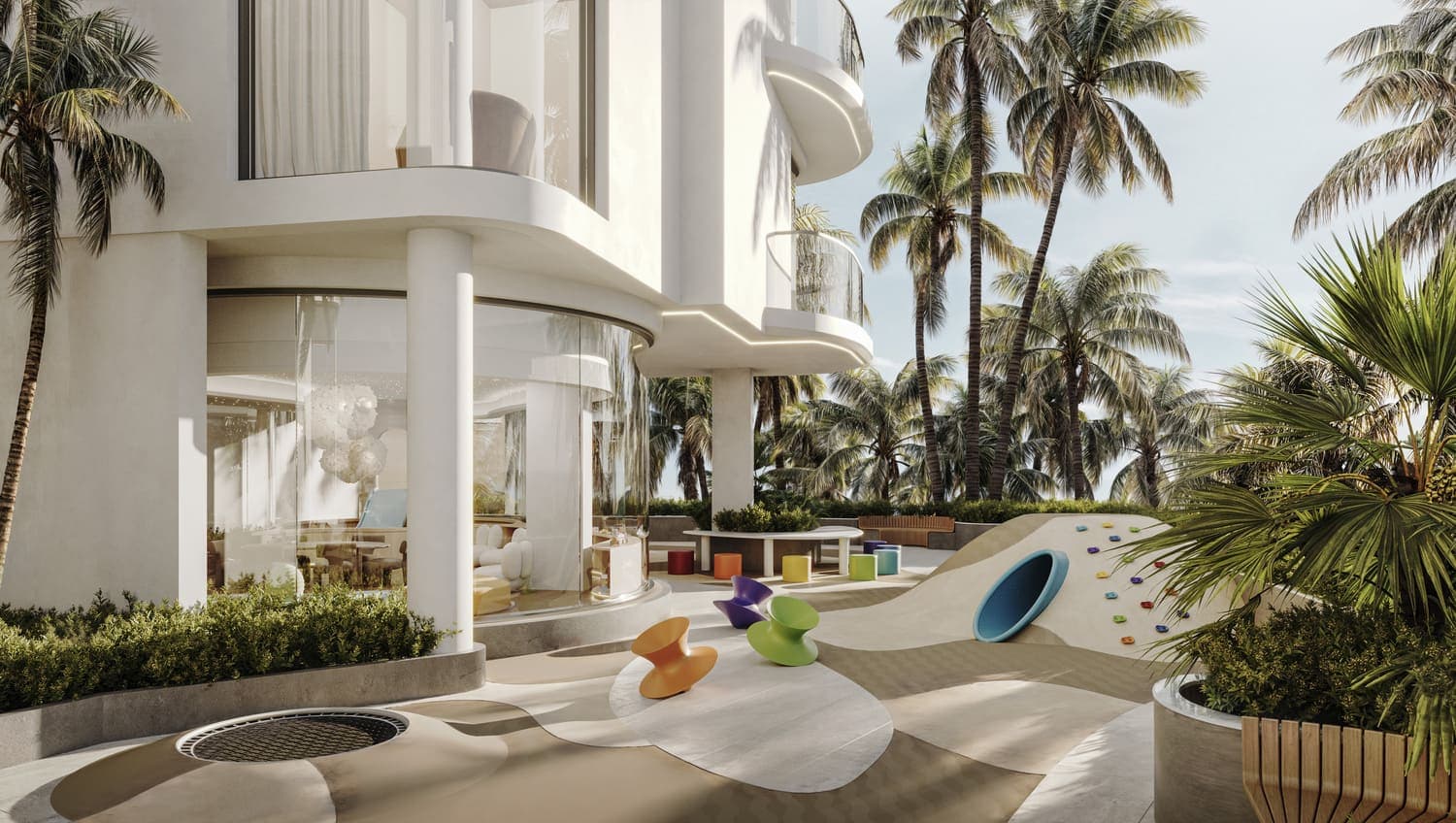 Esme Beach Residences amenity Children'S Outdoor Play Area - Dubai Islands, Dubai - by Elysian Developments