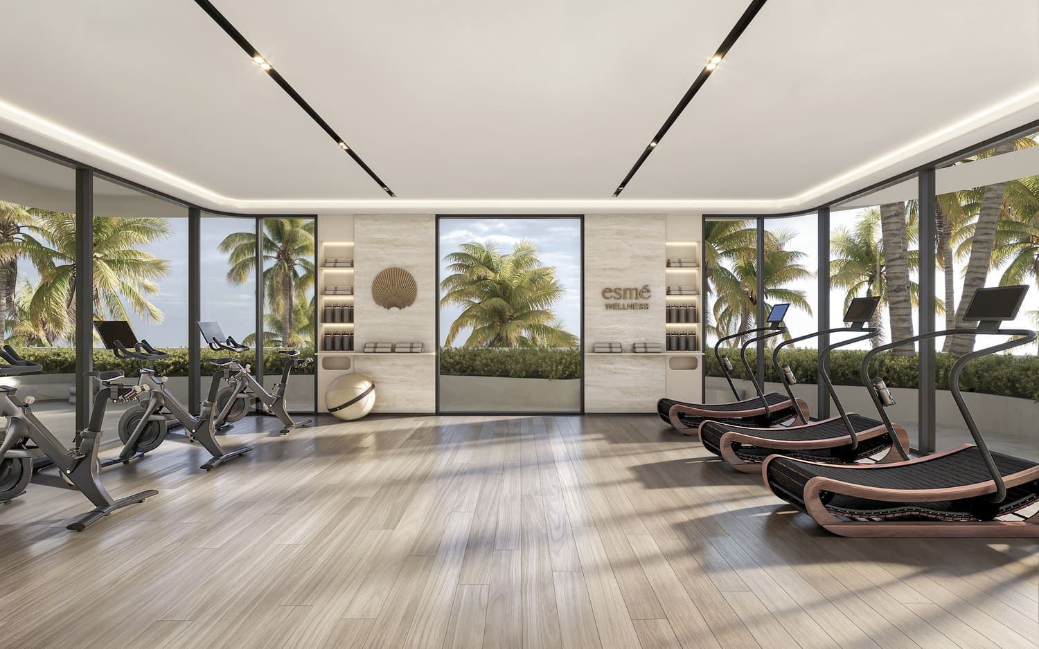 Esme Beach Residences amenity Indoor Gym & Fitness Studio - Dubai Islands, Dubai - by Elysian Developments